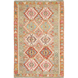 Kilim 120x186 Cm Kilim Afghanistan Lana Cardata A Mano Trama
