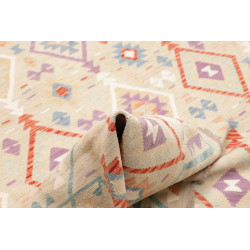 Tappeto Killim Afgahnistan 202x297 Beige Pastel