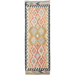 Kilim 65x194 Cm Kilim, Afghanistan, Lana Cardata A Mano