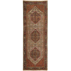 Bidjar 76x211 Cm Bidjar, Persia, Hand-carded Wool, Cotton,