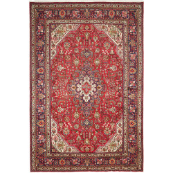 Tabriz 204x304 Cm Tabriz Persia Lana Cardata A Mano Cotone