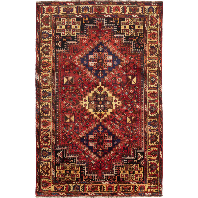Shiraz 168x258 Cm Shiraz, Persia, Hand-carded Wool warp: