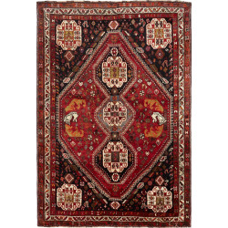 Shiraz 182x270 Cm Shiraz, Persia, Hand-carded Wool warp: