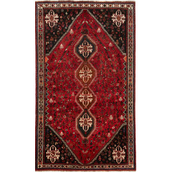 Shiraz 163x275 Cm Shiraz Persia Lana Cardata A Mano Cotone