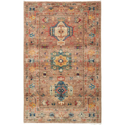 Rug Tribal Pakistan 80x125 Earthy Brown Blue