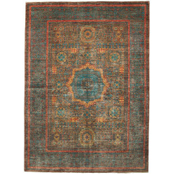 Rug Mamlouk Pakistan 169x232 Petrol Blue Antiqu