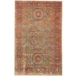 Rug Mamlouk Pakistan 100x158 Rust Gold