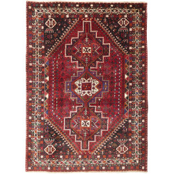Shiraz 186x260 Cm Shiraz, Persia, Lana Cardata A Mano