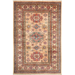 Rug Kazak Fine Pakistan 95x148 Beige Terracotta