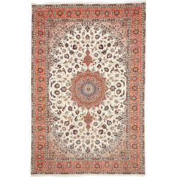 Hand Made Rug Tabriz 50 Raj Persia 202x307 Beig