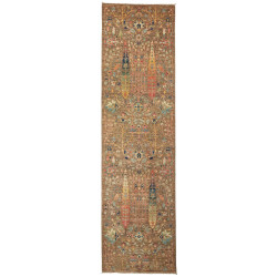 Hand Made Rug Shahi Fine Pakistan 79x295 Brown
