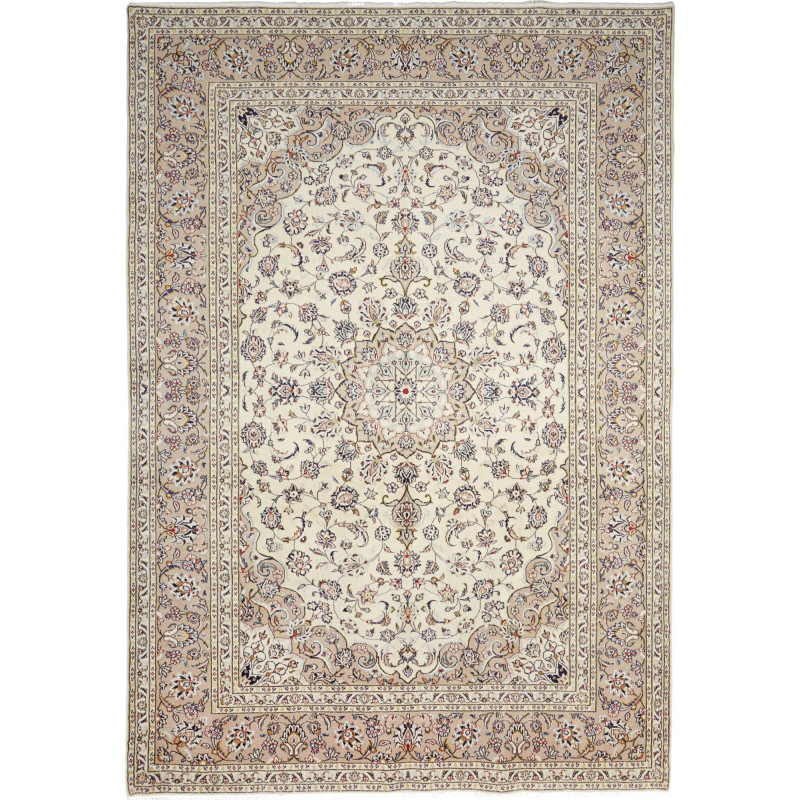 Kashan 197x290 Cm Kashan, Persia, Lana Cardata A Mano