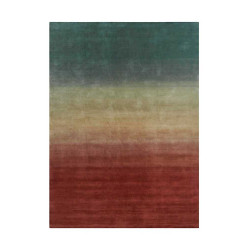 Rug Degrade Petrol-Wine Plain 300x400 cm