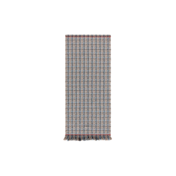 Tappeto Garden Layers Outdoor Checks Blu Toni