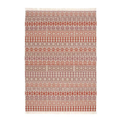 Rug Naidu Red Pink Geometric 150x200 cm
