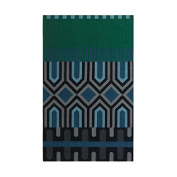 Rug Ndebele Green Geometric 200x300 cm