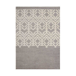 Rug Thay Grey Gray Ecru Geometric 150x200 cm