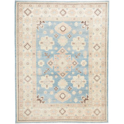 Tappeto Kazak Afghanistan 158x205 Azzurro Avori