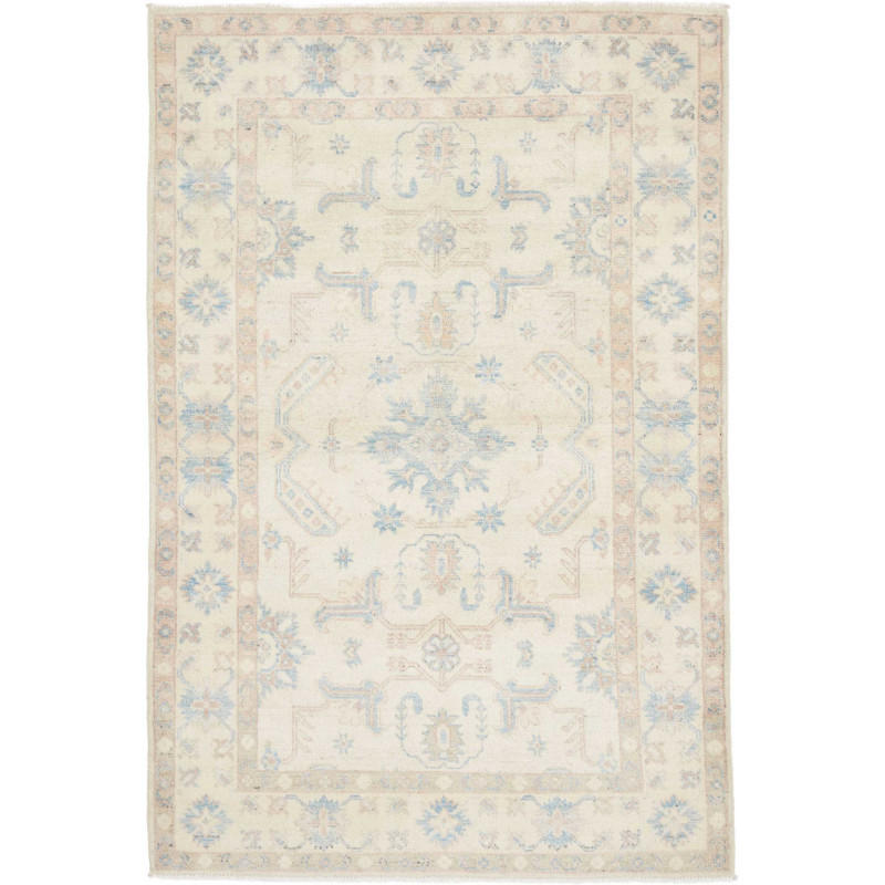Tappeto Kazak Afghanistan 120x179 Avorio Chiaro