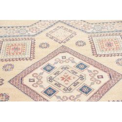 Tappeto Kazak Afghanistan 201x198 Crema Avorio